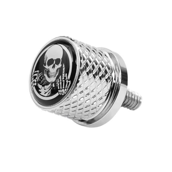 Svart - Setebolt i rustfritt stål for Harley Davidson, setefestingsskrue