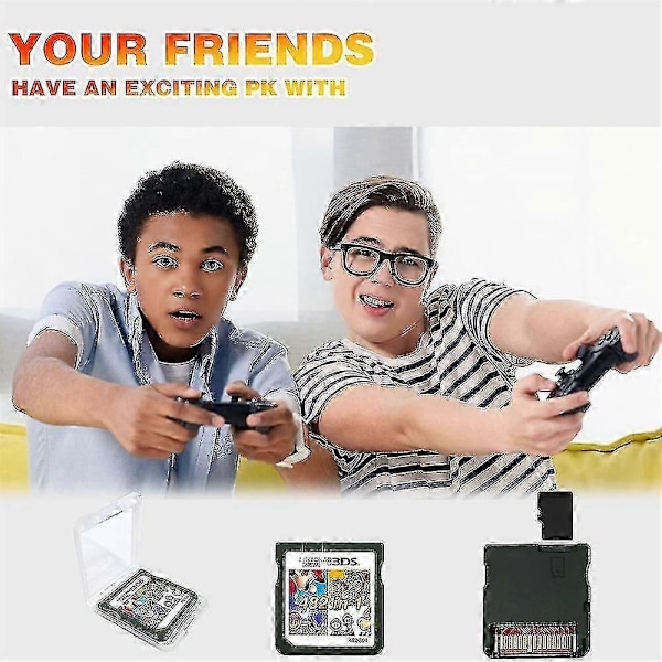 482 I 1 Spillkort Med 482 Klassiske Nostalgiske Spill Egnet For De Fleste Ds / 2ds / 3ds Konsoller Av Spillkonsoller