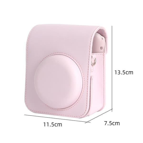 [KK] Case - For Instant Mini 12 Camera, with Pocket and Adjustable Shoulder Strap (Blue)