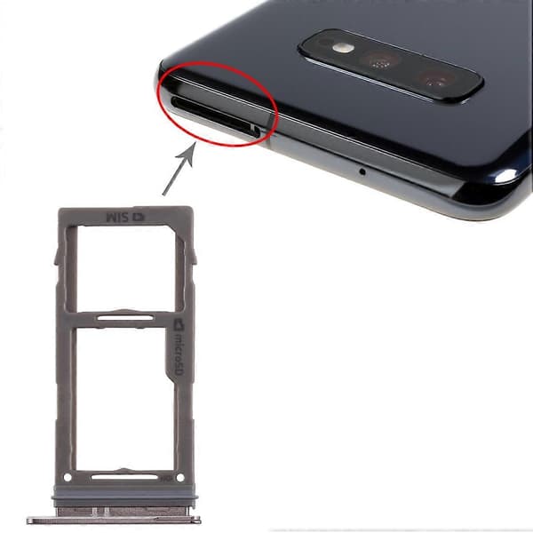 For Samsung Galaxy S10+ / S10 / S10e SIM-kortskuff + Micro SD-kortskuff