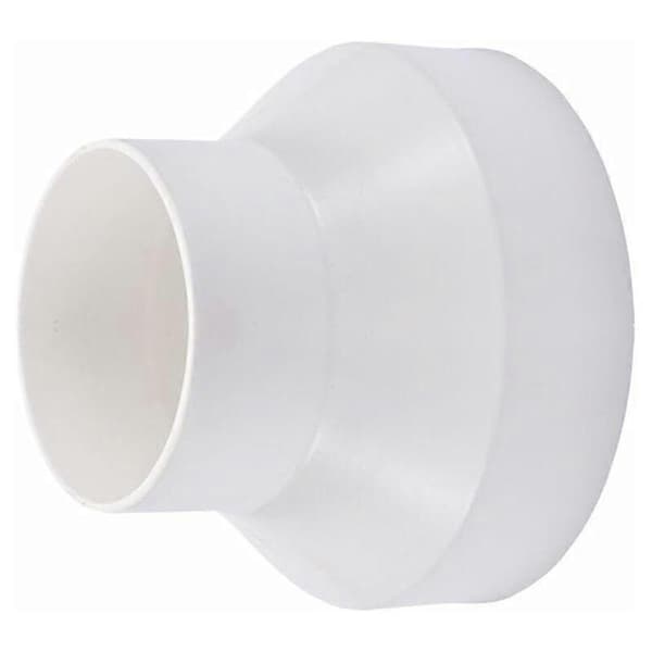 Ventilationskanaladaptere til 150 mm til 100 mm kanaler, udluftning