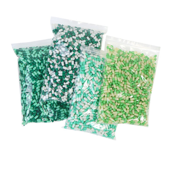 1000 st 1# Tomma Gelatin Kapslar Storlek Gel E E