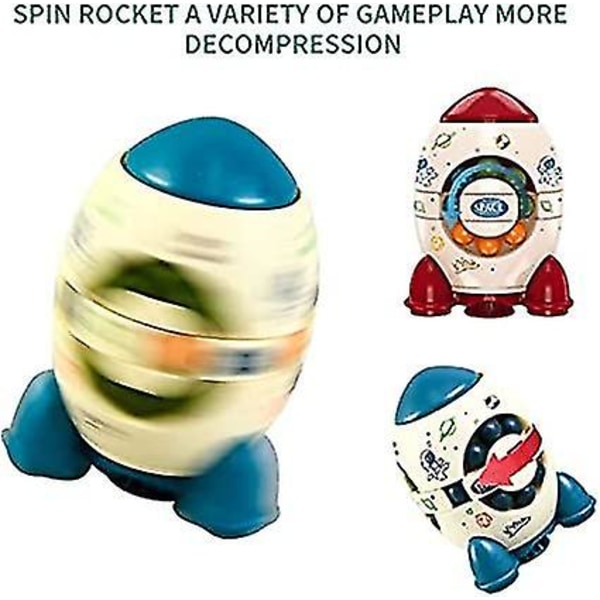 Rocket Magic Beans Roterande Kinetic Energy Toy Creative Gyro Pussel Dekompression Leksakskoordination För att lindra ångest