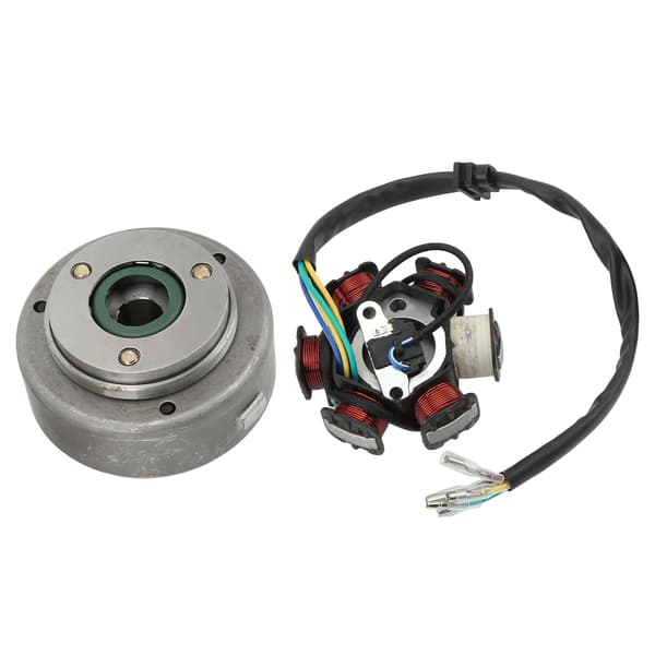 [KK]6-Coil Stator Plate Flywheel Roller Strong Strength Replacement For GY6 110cc 125cc ENGINES