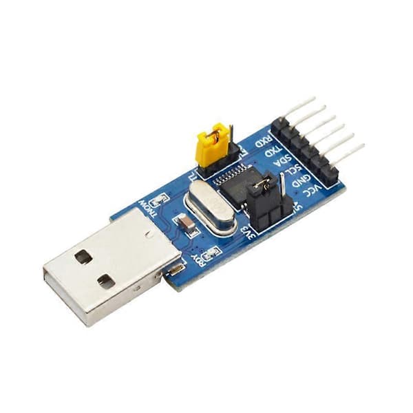 CH341T to-i-ett-modul USB til I2C IIC UART USB til TTL enkeltbrikke