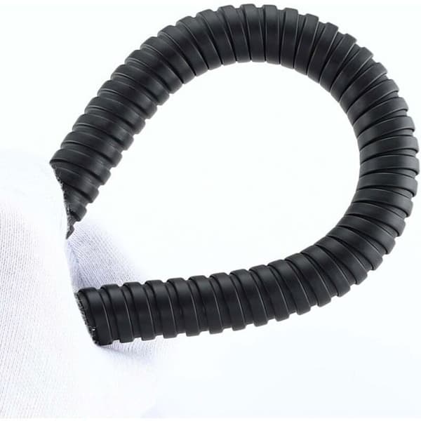 Universal bruseslange - ZOR® - 1,5M - Mat sort - Rustfrit stål - Eksplosionssikker - Vridningsbestandig