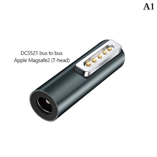 Bærbar Konvertering Type C/dc5.5 Magnetisk Pd Adapter Plugg Konverter For Magsafe2 Silver A1