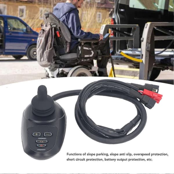 45A DC24V Elektrisk Rullestol Joystick Kontroller - EABS for jevn parkering og hastighetsendring