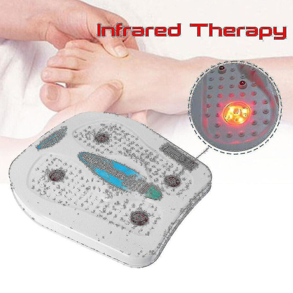 Fot Ben Vibration Blodcirkulation Booster Feet Massager med uppvärmd 9 lägen Xd. Nytt/2024