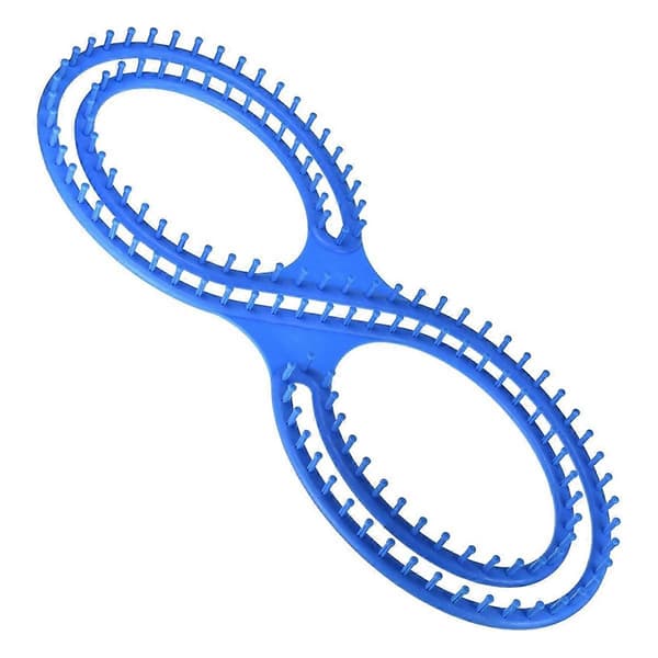 Afghan-kit för stora vävprojekt, stickramar stickbräda väv-kit Blue
