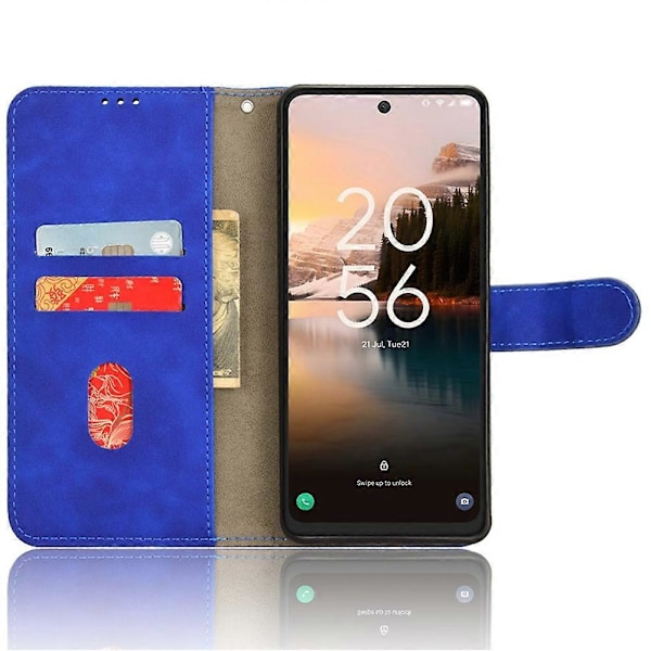 Læderetui til TCL 40 Nxtpaper 4G, hudvenligt PU-læder telefoncover med pung og stativ Multicolor Style B
