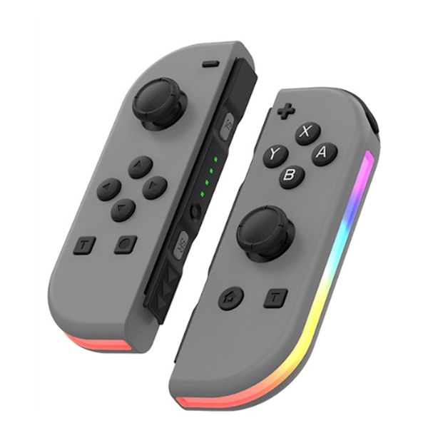 Joypad-kontroller for Nintendo Switch, Trådløs Joypad-erstatning for Switch-kontroller, Venstre og Høyre Switch Grey