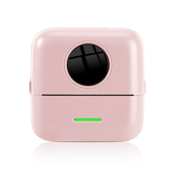 Mini fickprinter Bärbar skrivare Mini Bluetooth Termisk skrivare USB Student Fick fel etikett Foto Rosa pink