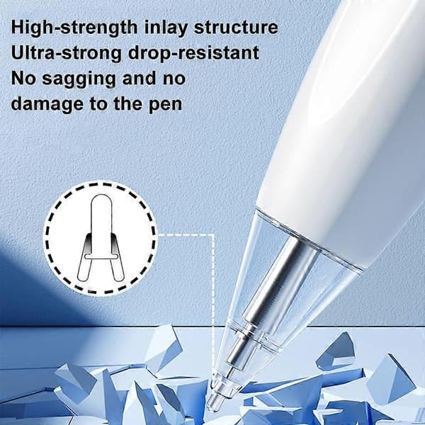 Til Huawei M-Pencil 2 / 3 Udskiftningsspidser 3.0 Kort Stift Transparent