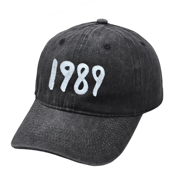 Herr Dam Unisex Taylor Swift 1989 Retro Baseball Cap Justerbar Snapback Vintage Sol Sport Hat Fans Presenter Black