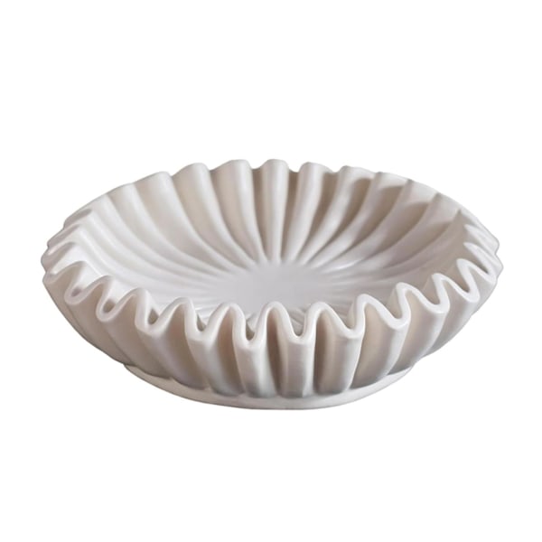 Personlig Riflet Dekorativ Skål Elegant Stil Innendørs Skrivebord Kunstvare for Skrivebord Small size