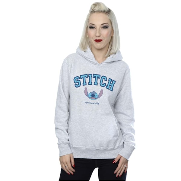 Disney Dame/Dame Lilo og Stitch Collegial Hoodie L Sports Sports Grå Sports Grey L