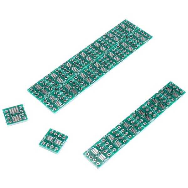 50 stk. SO8 SOP8 SSOP8 TSSOP8 SMD til DIP8-adapter 0,65/1,27 mm PCB-kort