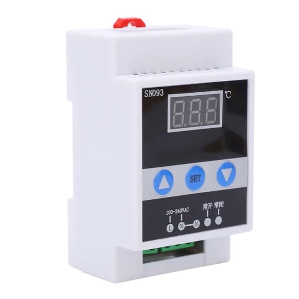 Digital Termostat Temperaturregulator DIN-skinne Montering TMC-6000 AC110-240V