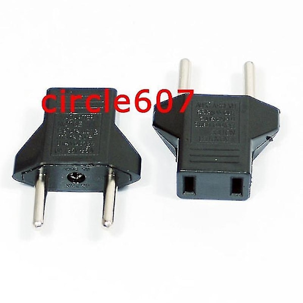 USA till EU Plug Adapter AC Konverterare EU Reseadapter (ruipei)