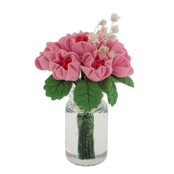 hg Dukkehus Miniature Blomstervase Til Havetilbehør