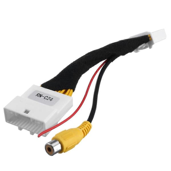 Bil 24Pin Video Input Switch Bakkamera RCA Adapterkabel til Renault Stepway Vivaro Dac