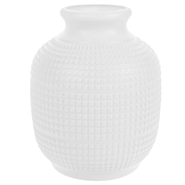 Plastblomstervase til hjemmebruk med design