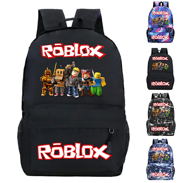 Roblox Peli Lasten Reppu Koululaukku Opiskelijan Olkalaukku Kannettavan Tietokoneen Laukku Matkareppu C C 30*12*42cm