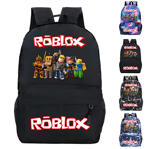 Roblox Spel Ryggsäck Barn Skolryggsäck Student Axelväska Laptopväska Reseryggsäck C C 30*12*42cm