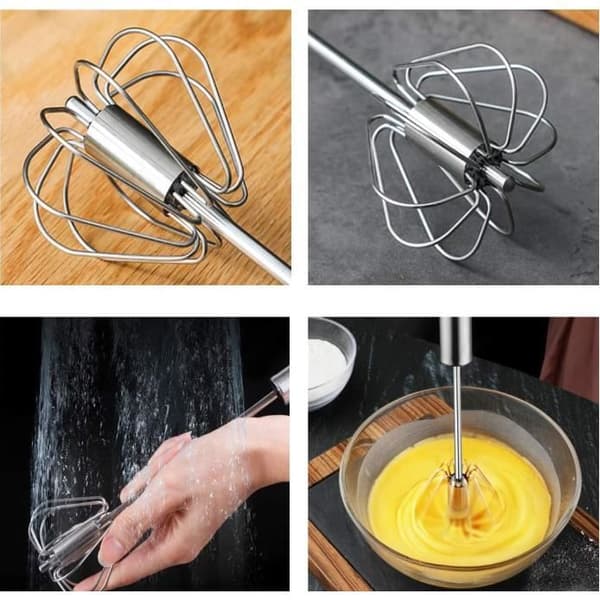 Äggvisp - Ej specificerad - 18/8 rostfritt stål - Tål maskindisk - Roterande mixer