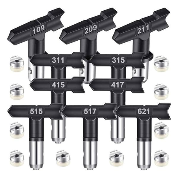 Vendbare sprøytedyser for luftsprøyte 109 213 311 315 413 PZCC