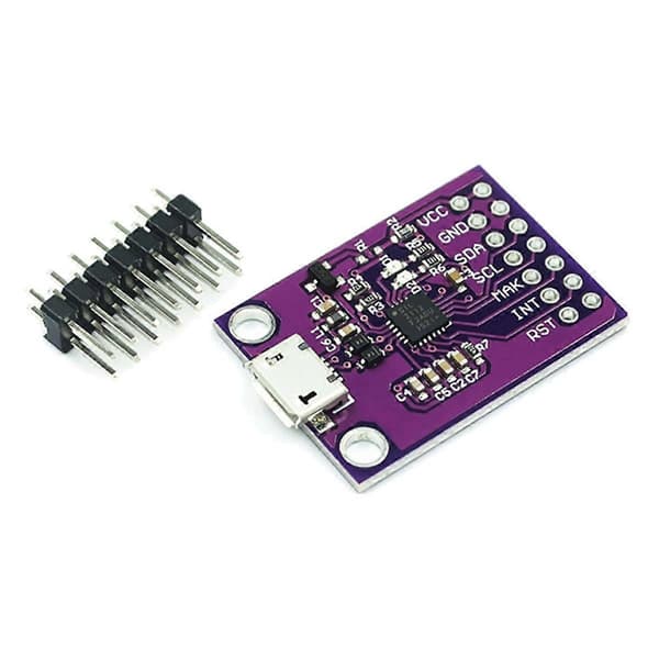CP2112 Modul CCS811 Debug Board USB til SMBus/I2C Kommunikasjonsmodul USB til I2C Kommunikasjonsmodul Purple