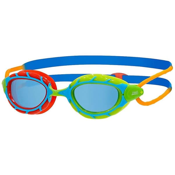 Predator Junior -uimalasit - sininen / punainen / sävytetty sininen - unisex Red