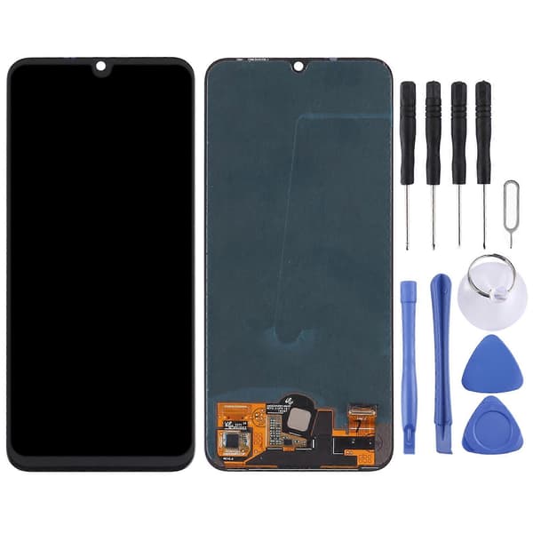 OLED LCD-skärm för Huawei Y8p / P Smart S med digitizer komplett montering Not Specified
