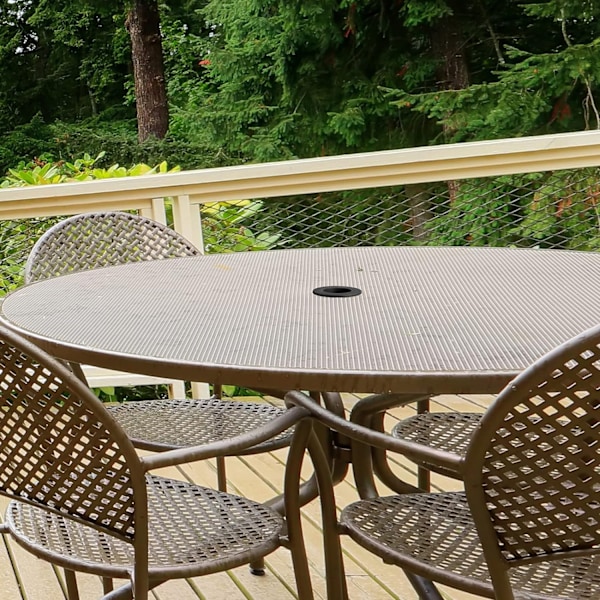 4 stk. Patio Bord Parasol Hul Ring, Parasol Kegle, Kileprop, Parasol Stabilisator Ærme til 2 til 2,5\" Patio Bord Hul og 1,5\" Pool