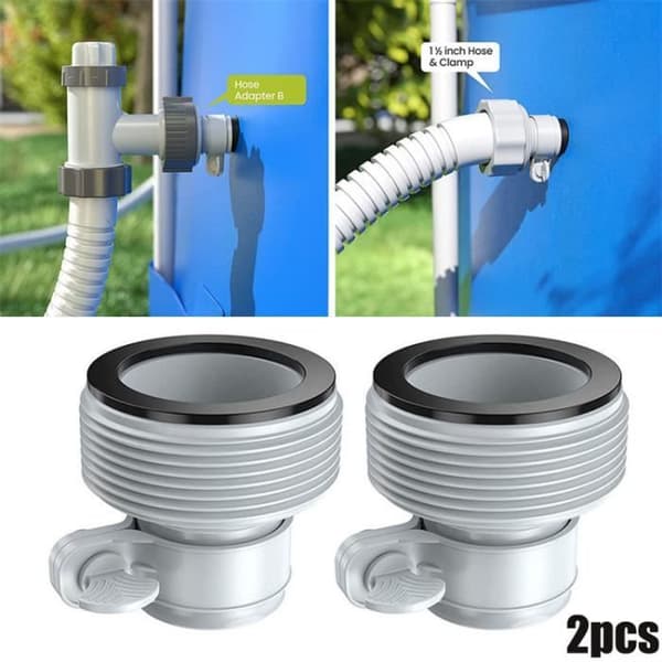 Intex Poolslangadapter - 2-pack - Pumptillbehör - 1,25\" till 1,5\"