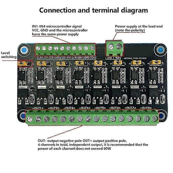 [KK] 8-Channel MOSFET Microcontroller PLC with PWM Control and Optocoupler Isolation for British Electronic Projects