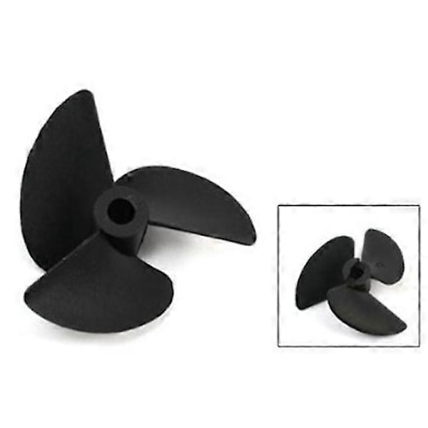 P40D47 Tre Blader RC Båt Propell Padle for Børsteløs Motor Black