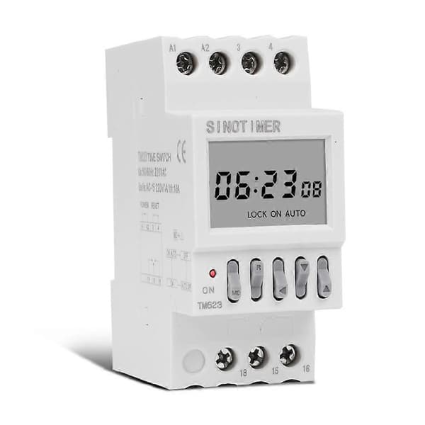 Digital astronomisk timer-kontakt indendørs timer med astronomisk ur 220V