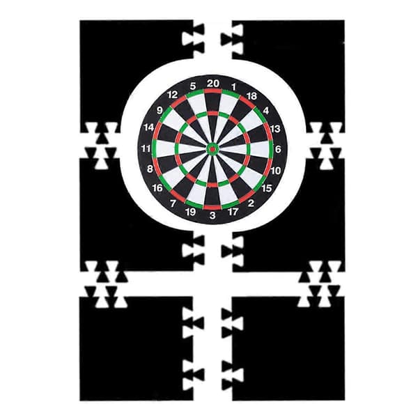 [KK] Dartboard Surround Wall Protector, Board Ring for Standard Size Dartboard Protection