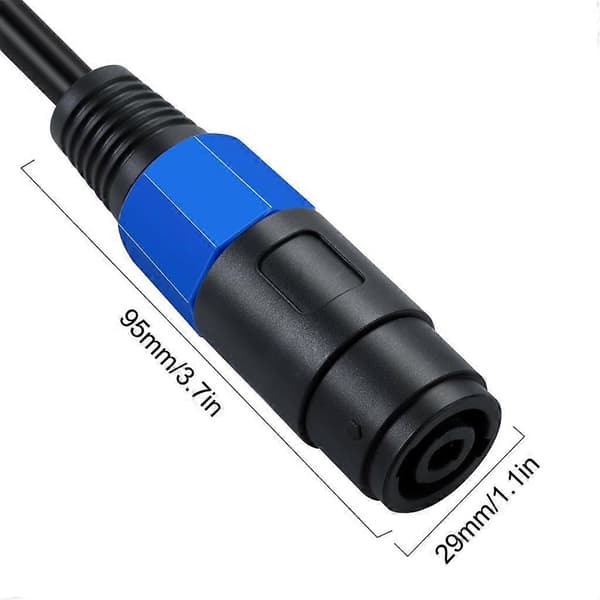 Speakon hun til Speakon hun adapter forlængerkabel 18 AWG lydkabel