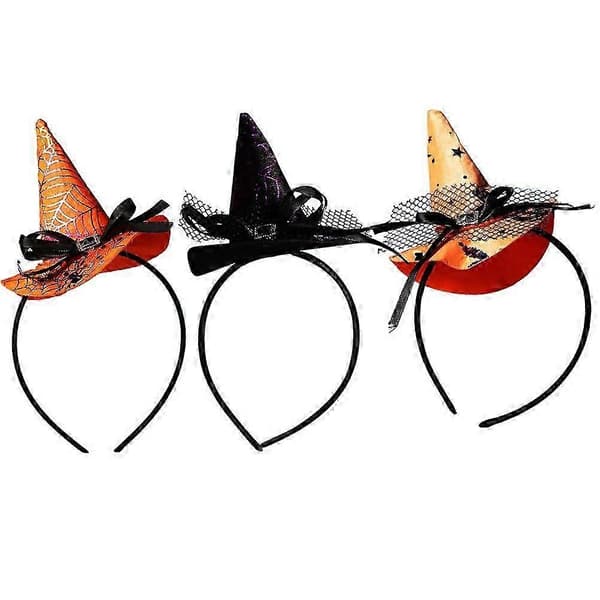 3 stk. Halloween-hårbånd til børn og voksne til cosplay-fester