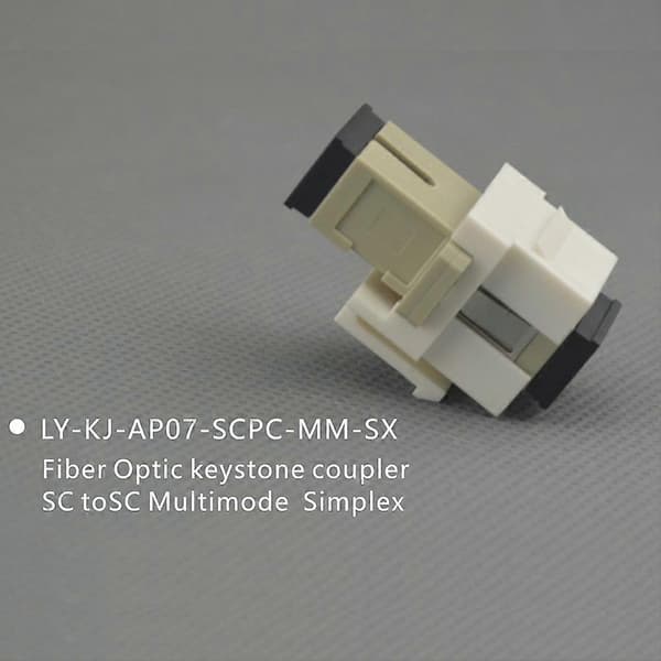 50 stk. RJ45 Keystone Jack Coupler Vægplade Patchpanel Blindplade til RJ 45 Keystone Ramme RJ45 LC & SC Coupler Sort Black