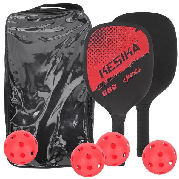 1 set professionella pickleball-racketar Utbytbara pickleballs halkfria greppracketar