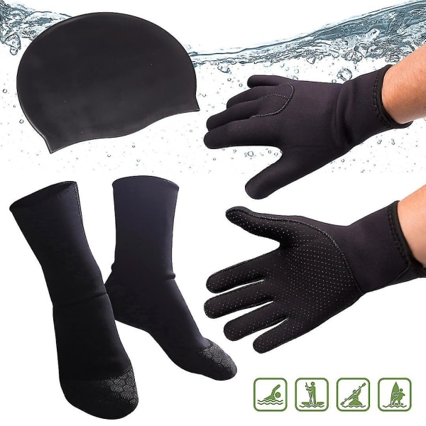 Vattensporter Neopren thermal kläder kit Small