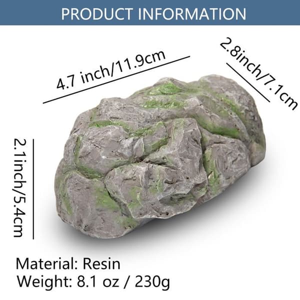 Nøglefob - SHIPENOPHY - Kunstig sten - Vejrbestandig - Grå - 265g
