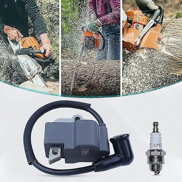 Tændspole til Stihl Ms311 Ms391 Ms 311 391 Motorsav med Tændrør Udskiftningsdele 1140 400 1303/1140 1,hww