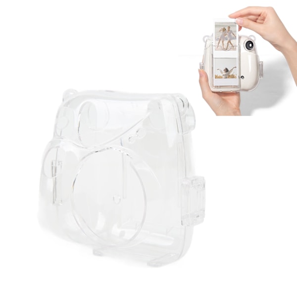 Kristallinkirkas läpinäkyvä suojakotelo Fujifilm Instax Mini 7+ -kameralle