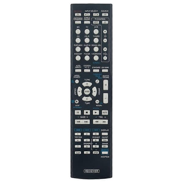 AXD7536 til Pioneer AV Receiver Stereo System Fjernbetjening Ergonomisk Erstatningscontroller
