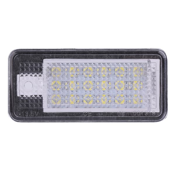 [KK]Høj Lysstyrke 18 LED Nummerpladelys Til Audi A3 S3 A4 S4 B6 B7 A6 C6 (Sort)